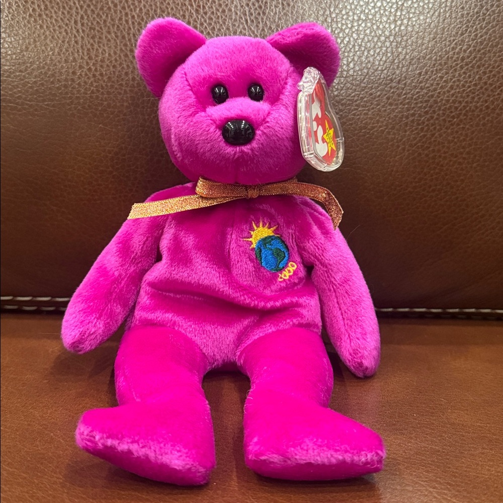 Ty Original Beanie Baby “Millenium” the Bear Retired Vintage Stuffed Plush